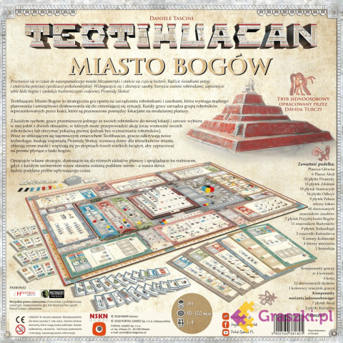 Teotihuacan: Miasto bogów tył Teotihuacan: Miasto bogów tył