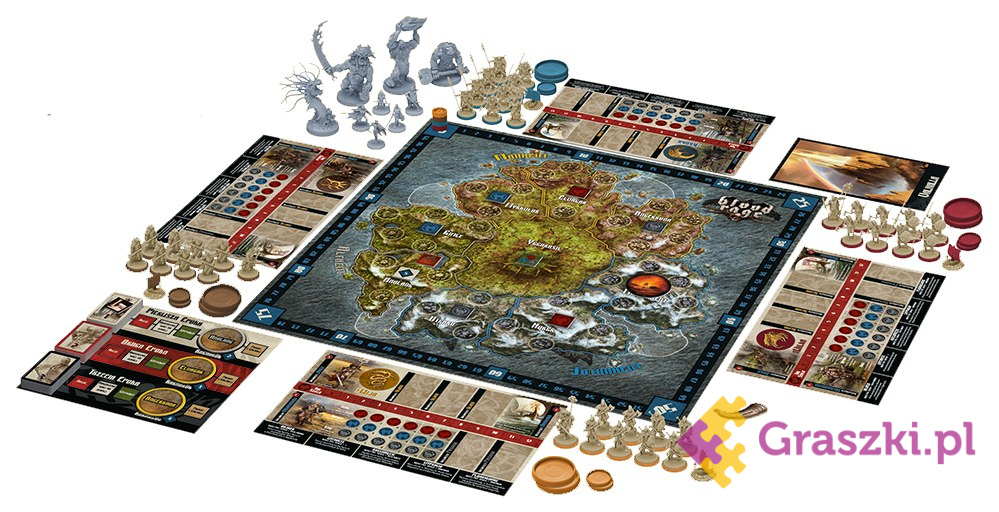 Blood Rage komponenty Blood Rage komponenty