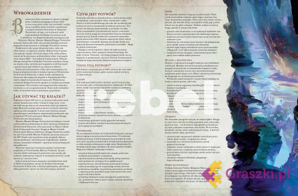 Dungeons & Dragons: Monster Manual (Księga Potworów) tekst Dungeons & Dragons: Monster Manual (Księga Potworów) tekst
