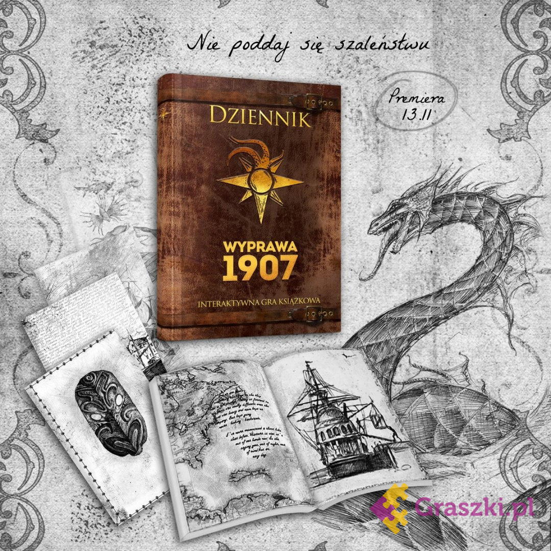 Dziennik: Wyprawa 1907 przód Dziennik: Wyprawa 1907 przód