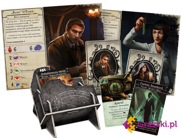 Horror w Arkham 3. Edycja: Śmiertelna głębia nocy zawartość Horror w Arkham 3. Edycja: Śmiertelna głębia nocy zawartość