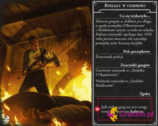 Horror w Arkham 3. Edycja: Śmiertelna głębia nocy intro Horror w Arkham 3. Edycja: Śmiertelna głębia nocy intro