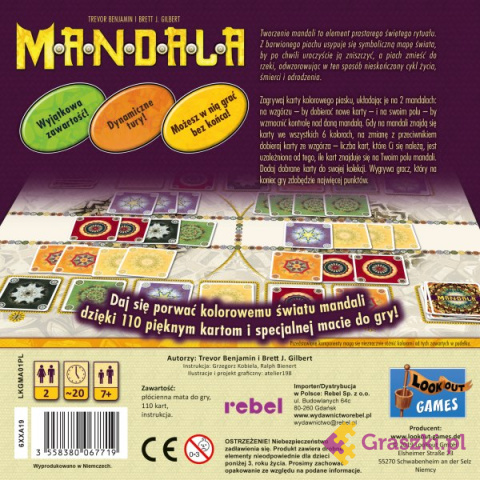 Mandala tył Mandala tył