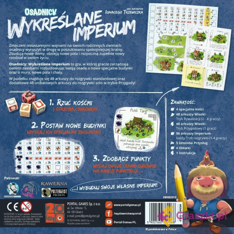 Osadnicy: Wykreślane Imperium tył Osadnicy: Wykreślane Imperium tył