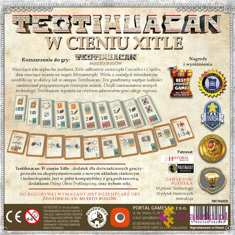 Teotihuacan: W Cieniu Xitle tył Teotihuacan: W Cieniu Xitle tył
