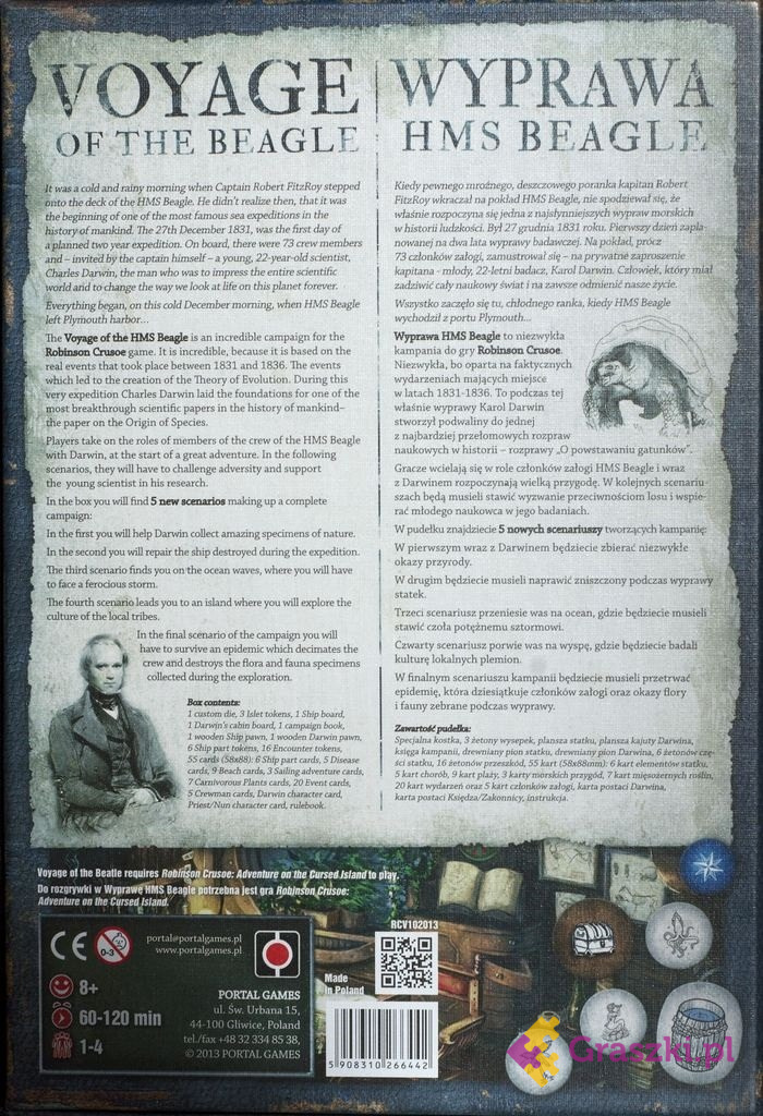 Robinson Crusoe: Wyprawa HMS Beagle instrukcja Robinson Crusoe: Wyprawa HMS Beagle instrukcja
