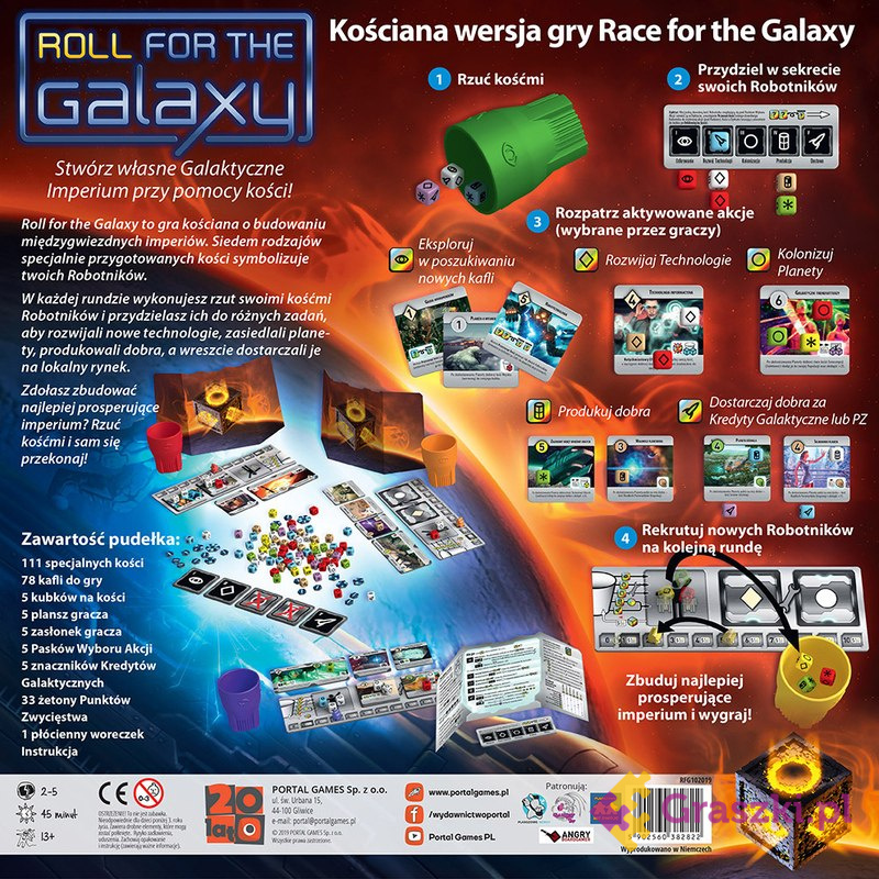 Roll for the Galaxy tył Roll for the Galaxy tył