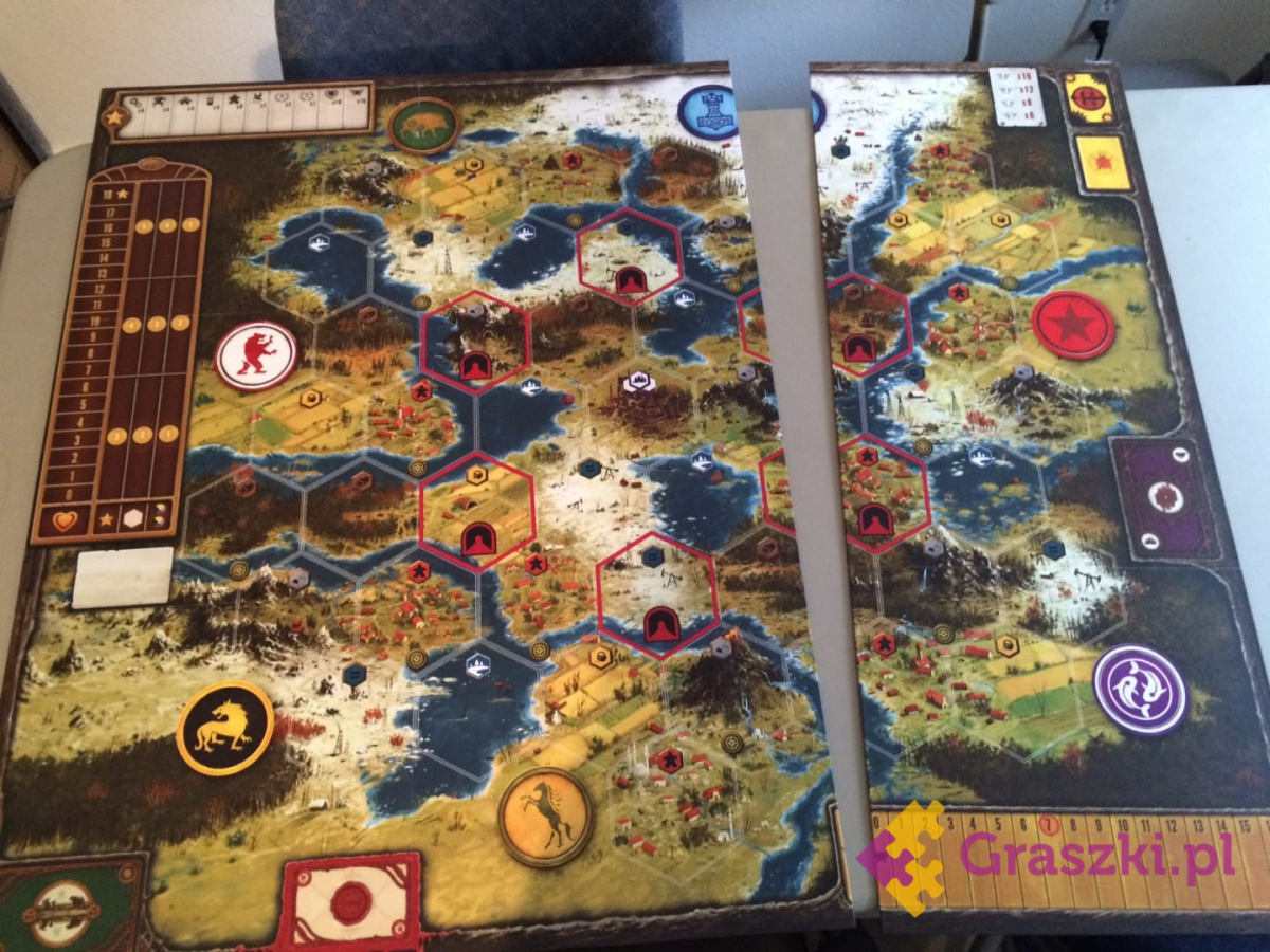 Scythe – plansza modularna gra Scythe – plansza modularna gra