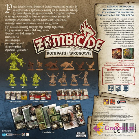 Zombicide: Kompani i Wrogowie tył Zombicide: Kompani i Wrogowie tył
