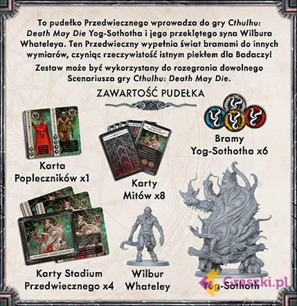 Cthulhu Death May Die - Yog-Sothoth tył Cthulhu Death May Die - Yog-Sothoth tył