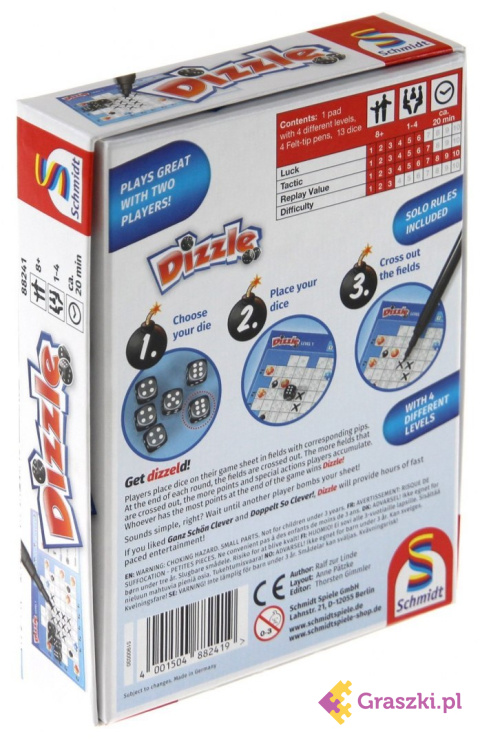 Dizzle (edycja polska) tył Dizzle (edycja polska) tył