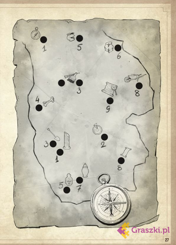Escape Quest. Poszukiwacze zaginionego skarbu. Książka z łamigłówkami mapa Escape Quest. Poszukiwacze zaginionego skarbu. Książka z łamigłówkami mapa