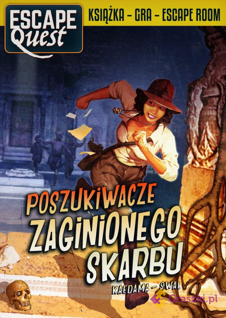 Escape Quest. Poszukiwacze zaginionego skarbu. Książka z łamigłówkami Escape Quest. Poszukiwacze zaginionego skarbu. Książka z łamigłówkami
