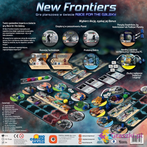 New Frontiers tył New Frontiers tył
