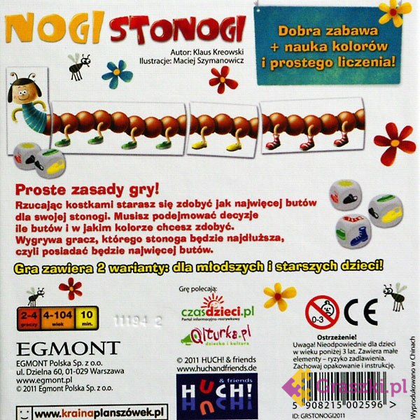 Nogi stonogi pudełko Nogi stonogi pudełko