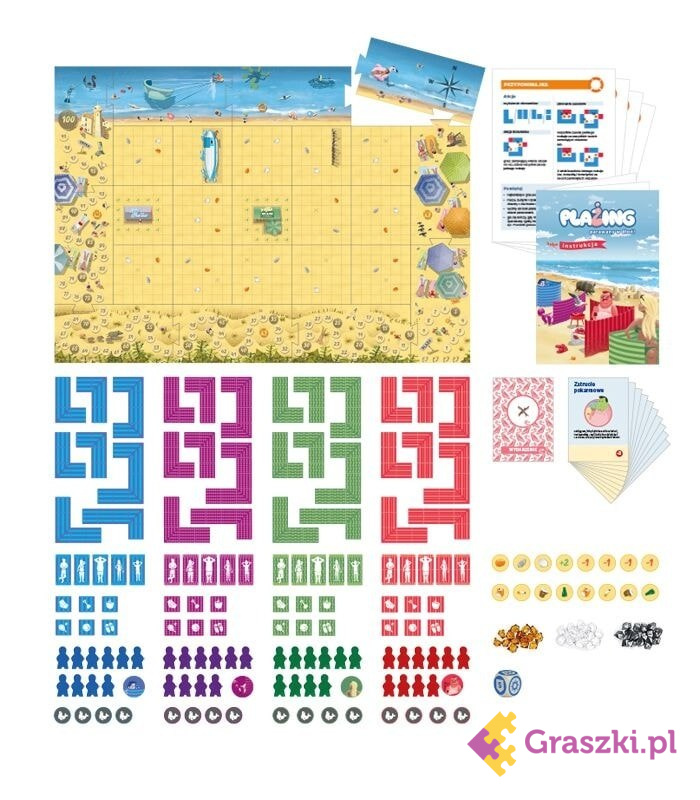 Plażing - parawany w dłoń plansza Plażing - parawany w dłoń plansza