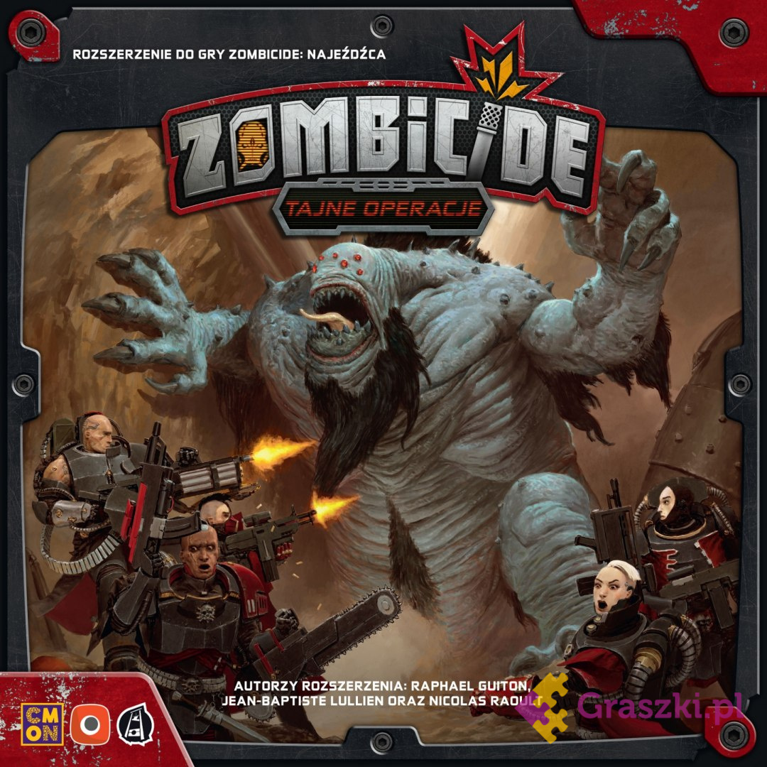 Zombicide Najeźdzca: Tajne Operacje przód Zombicide Najeźdzca: Tajne Operacje przód