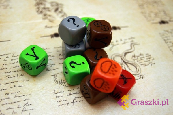 Robinson Crusoe: Przygoda na przeklętej wyspie (edycja gra roku) kości Robinson Crusoe: Przygoda na przeklętej wyspie (edycja gra roku) kości