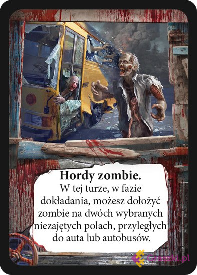 Zombie Terror karta Zombie Terror karta