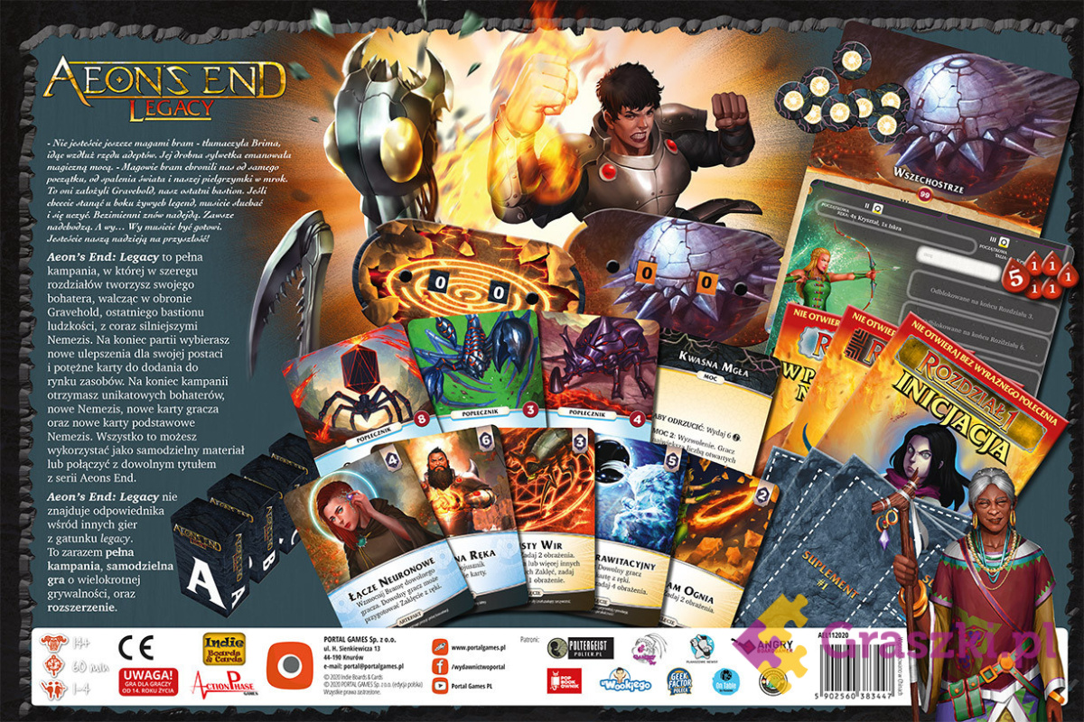 Aeon's End: Legacy (edycja polska) NADERWANA FOLIA Aeon's End: Legacy (edycja polska) NADERWANA FOLIA
