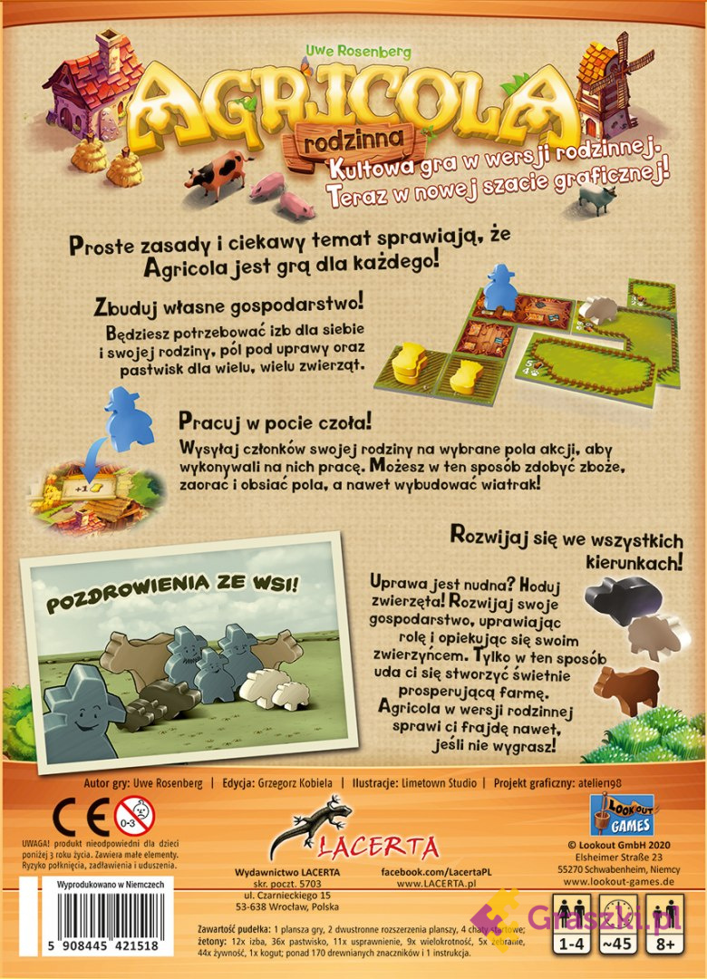 Agricola Rodzinna tył Agricola Rodzinna tył