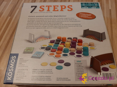 Gra 7 Steps - Kiesling & Staupe tył Gra 7 Steps - Kiesling & Staupe tył