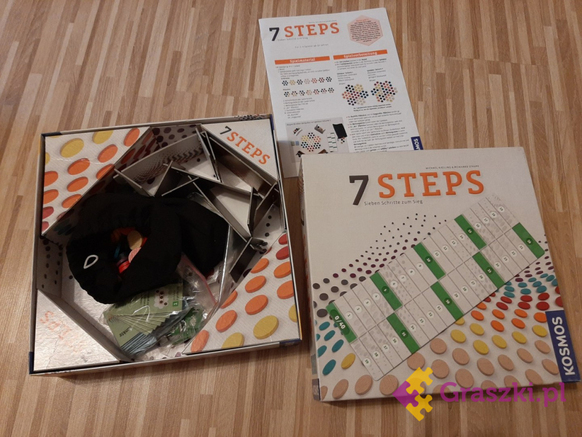 Gra 7 Steps - Kiesling & Staupe zawartość Gra 7 Steps - Kiesling & Staupe zawartość
