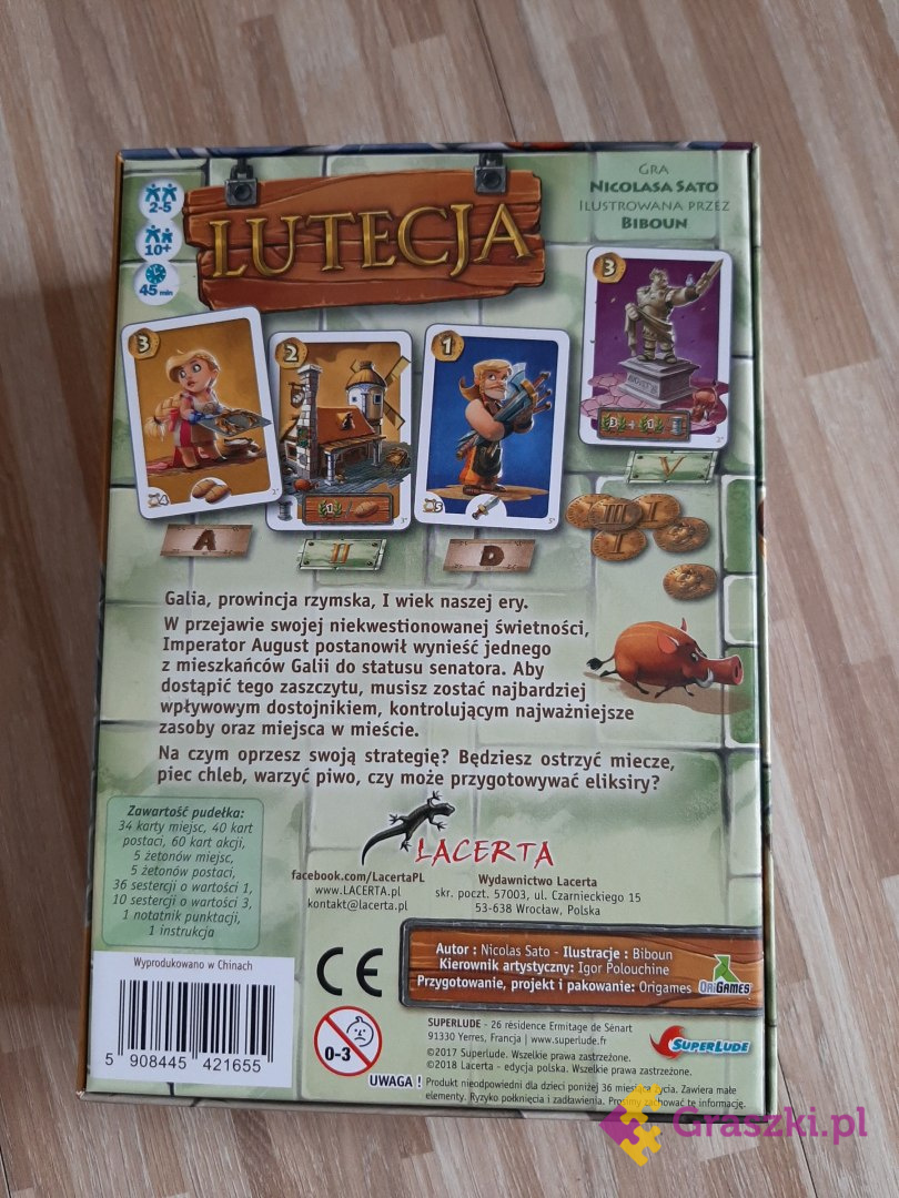 Lutecja tył Lutecja tył