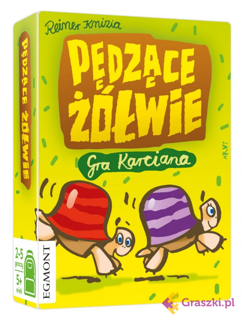 Pędzące żółwie - gra karciana. Gry do plecaka Pędzące żółwie - gra karciana. Gry do plecaka
