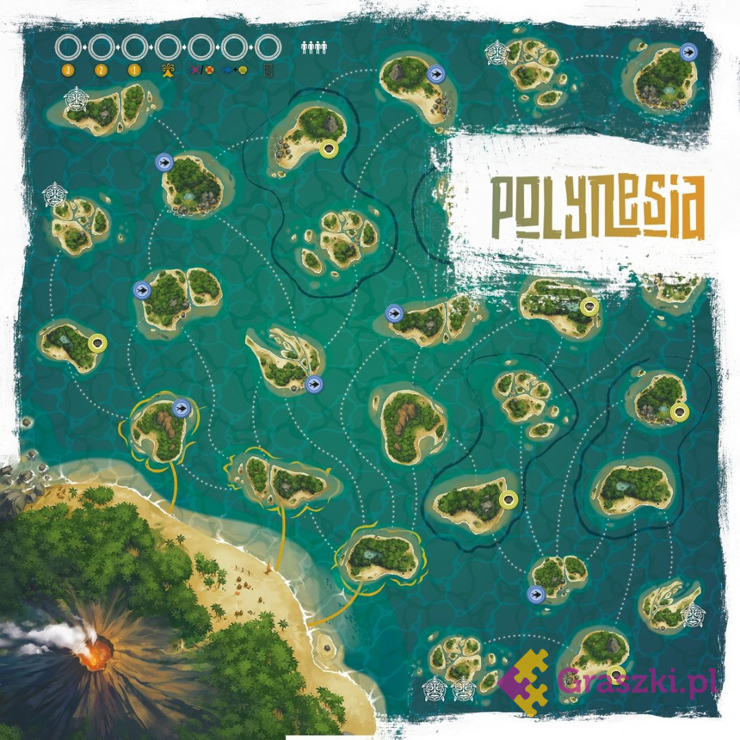 Polynesia - dodatkowa mapa Polynesia - dodatkowa mapa