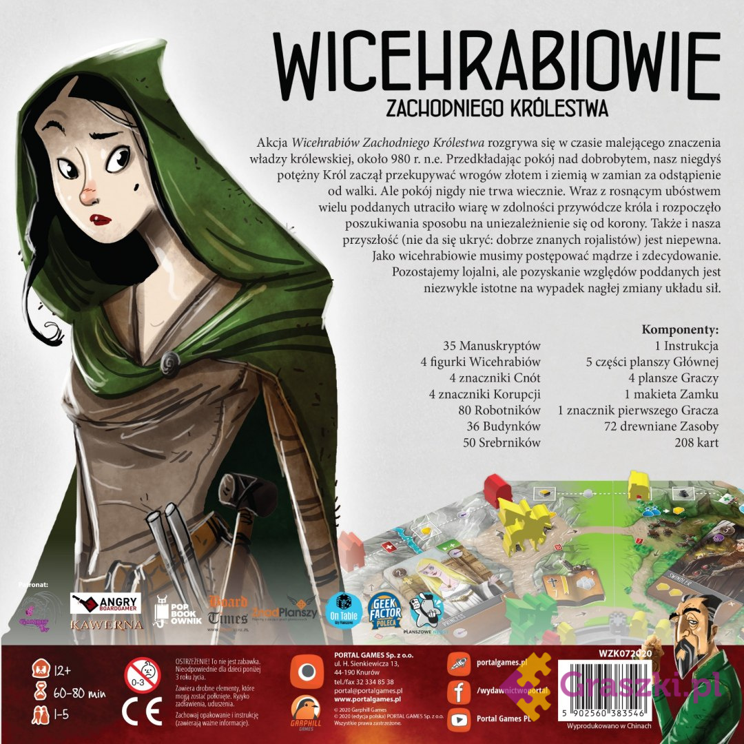 Wicehrabiowie Zachodniego Królestwa tył Wicehrabiowie Zachodniego Królestwa tył