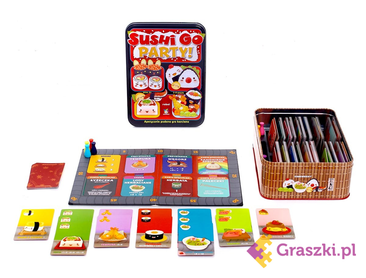 Sushi Go Party! zawartość Sushi Go Party! zawartość