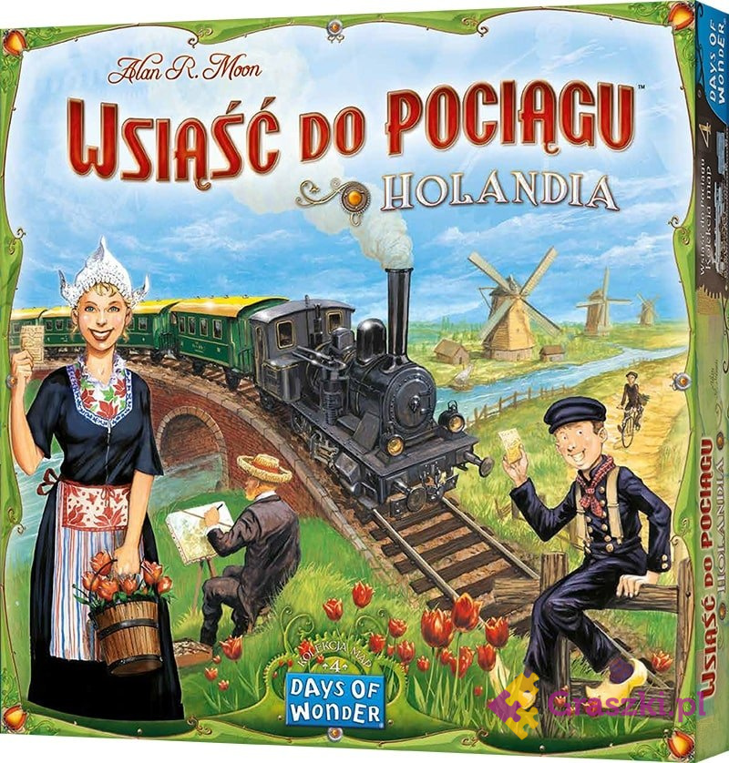 Wsiąść do Pociągu: Kolekcja Map 4 - Holandia Wsiąść do Pociągu: Kolekcja Map 4 - Holandia