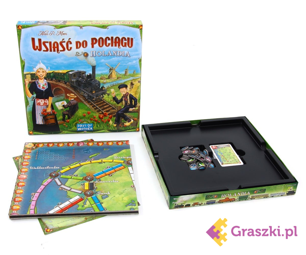 Wsiąść do Pociągu: Kolekcja Map 4 - Holandia pudełko Wsiąść do Pociągu: Kolekcja Map 4 - Holandia pudełko