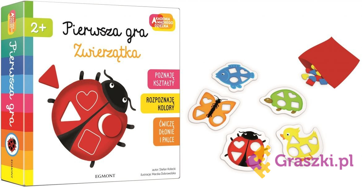 Zwierzątka. Pierwsza gra. Akademia Mądrego Dziecka zawartość Zwierzątka. Pierwsza gra. Akademia Mądrego Dziecka zawartość