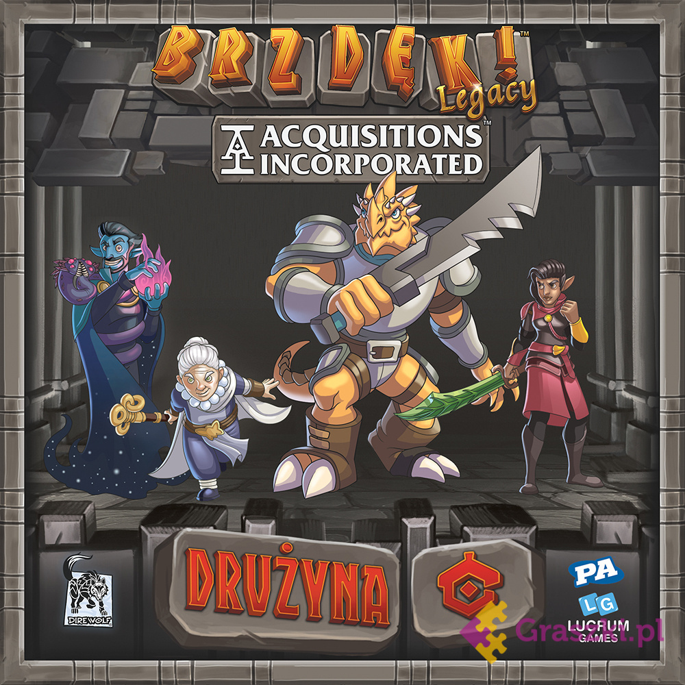 Brzdęk! Legacy: Acquisitions Incorporated - Drużyna "C" front Brzdęk! Legacy: Acquisitions Incorporated - Drużyna "C" front