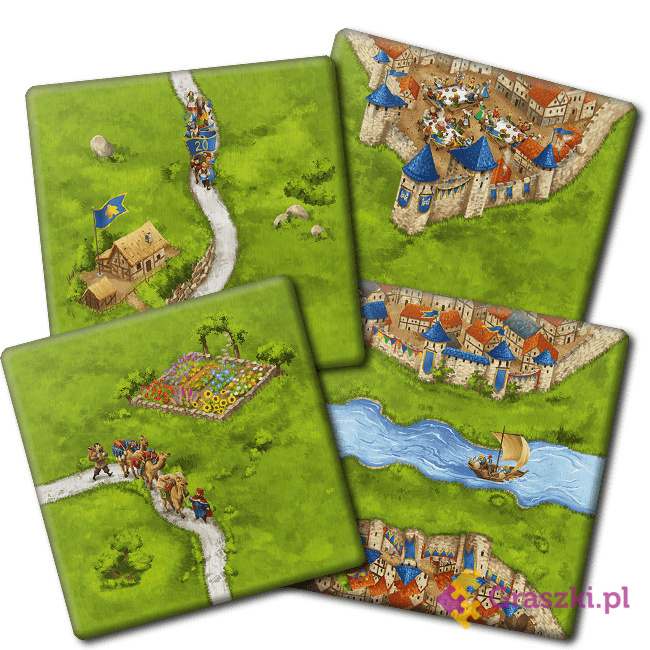 Carcassonne: Edycja Jubileuszowa kafelki Carcassonne: Edycja Jubileuszowa kafelki