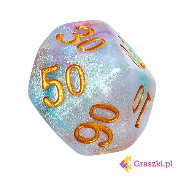 Komplet kości REBEL RPG - Akrylowe - Esencja Magii k10 Komplet kości REBEL RPG - Akrylowe - Esencja Magii k10