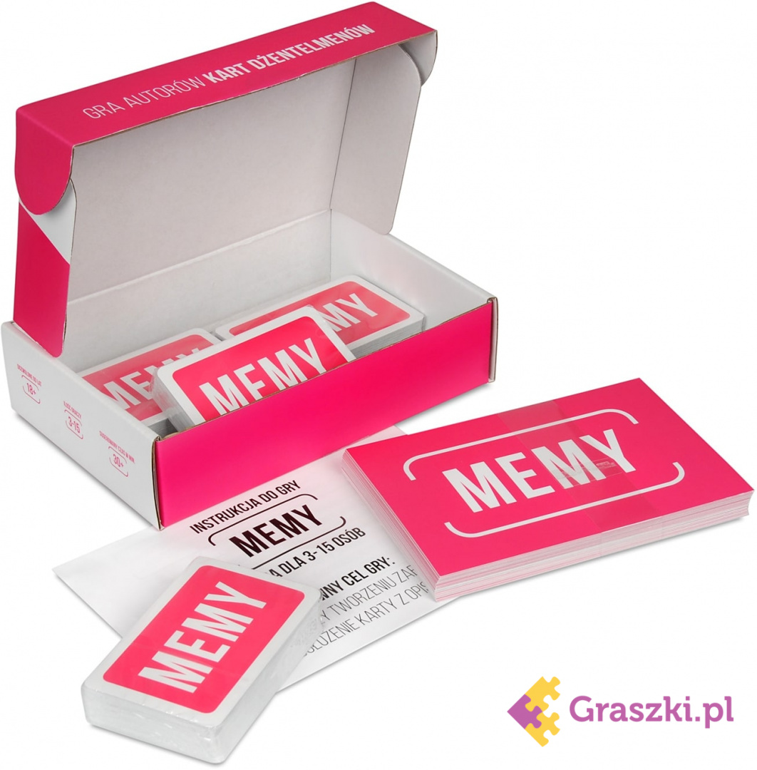 Memy: Imprezowa gra karciana zawartosc Memy: Imprezowa gra karciana zawartosc