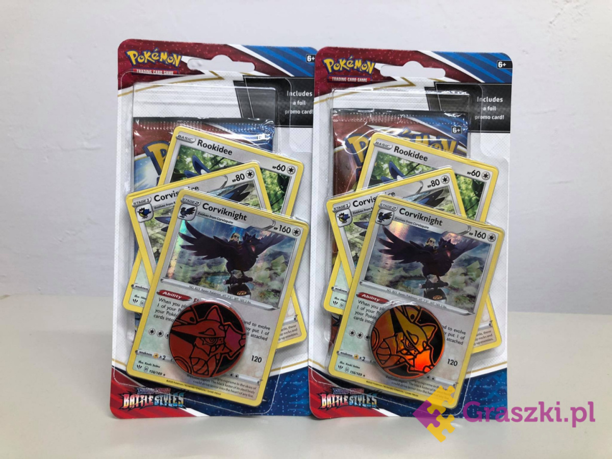 Pokemon Battle Styles - Premium Checklane Blister Corviknight 2 pieces Pokemon Battle Styles - Premium Checklane Blister Corviknight 2 pieces