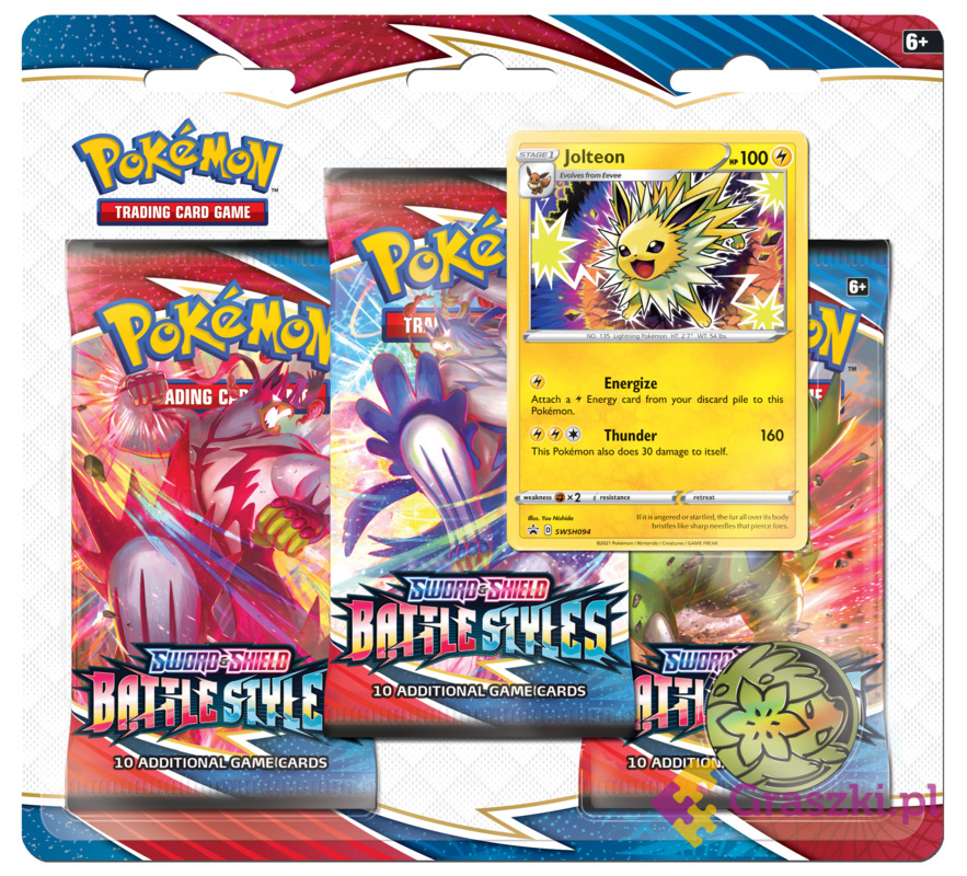 Pokemon TCG: Battle Styles - 3-pack Blister - Jolteon Pokemon TCG: Battle Styles - 3-pack Blister - Jolteon