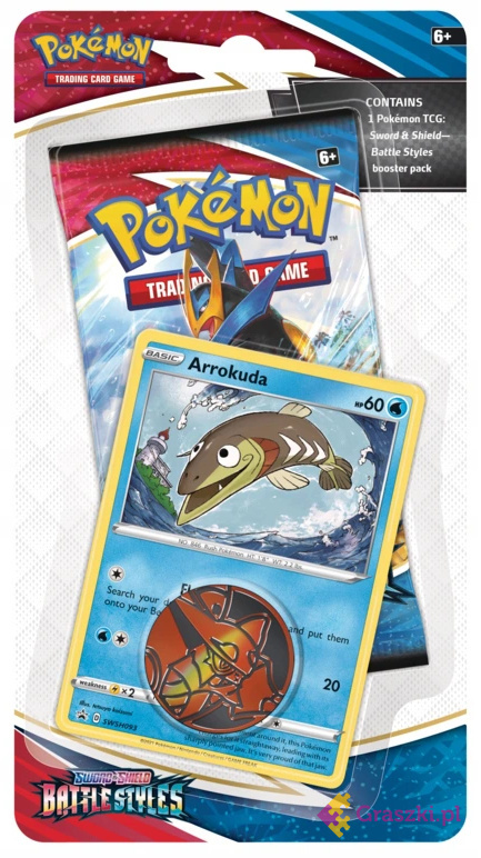 Pokemon TCG: Battle Styles - Checklane Blister - Arrokuda 1 Pokemon TCG: Battle Styles - Checklane Blister - Arrokuda 1