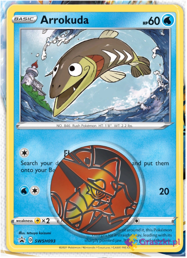 Pokemon TCG: Battle Styles - Checklane Blister - Arrokuda 2 Pokemon TCG: Battle Styles - Checklane Blister - Arrokuda 2