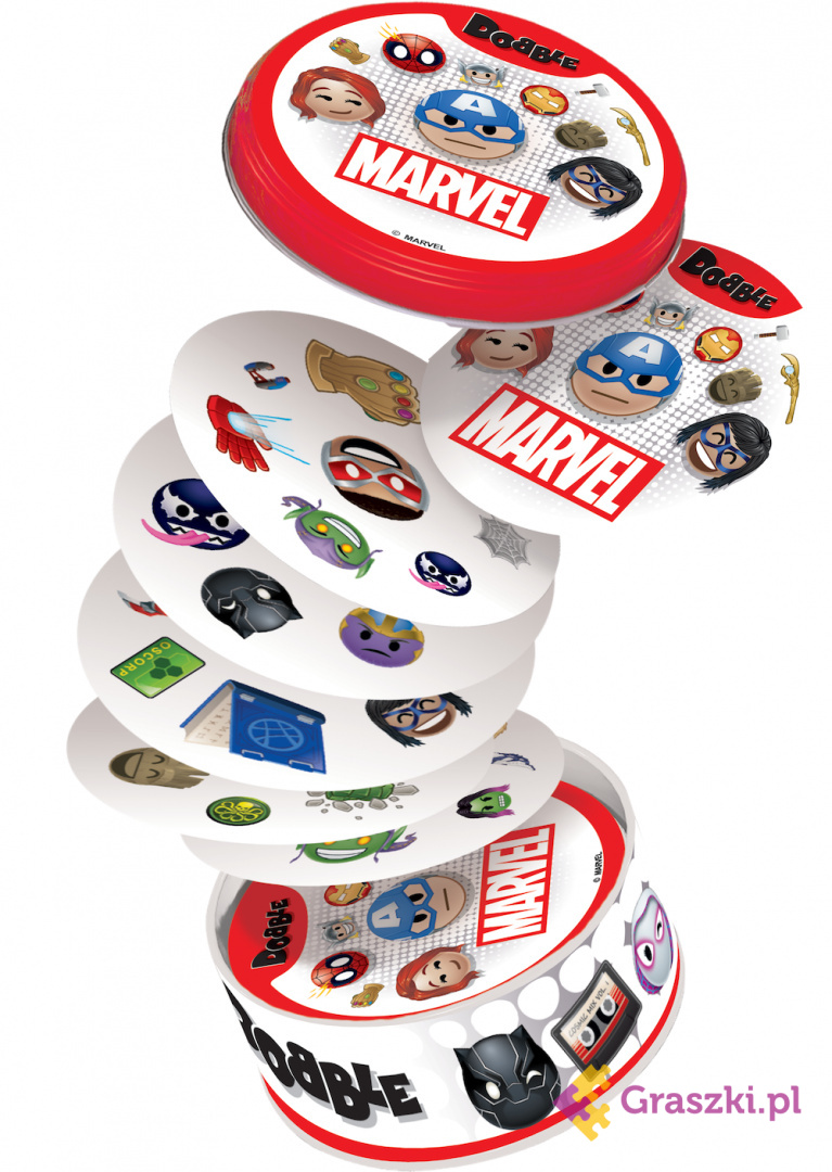 Dobble Marvel Emoji elementy Dobble Marvel Emoji elementy