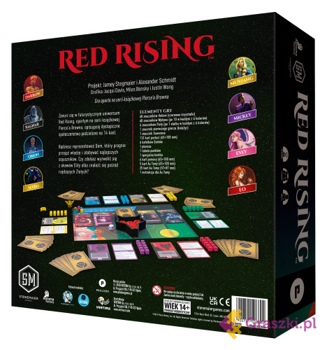 Red Rising tył