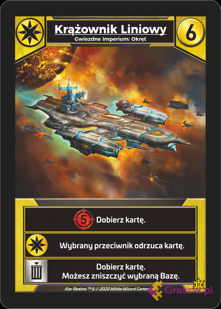 Star Realms: Gra karciana IUVI Games zółta Star Realms: Gra karciana IUVI Games zółta
