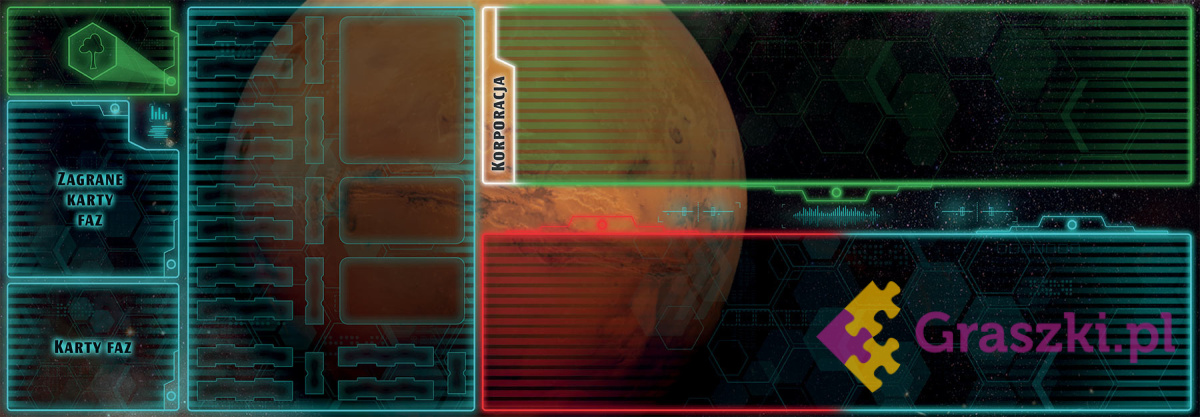 Terraformacja Marsa: Ekspedycja Ares - zestaw dwóch mat do gry góra Terraformacja Marsa: Ekspedycja Ares - zestaw dwóch mat do gry góra