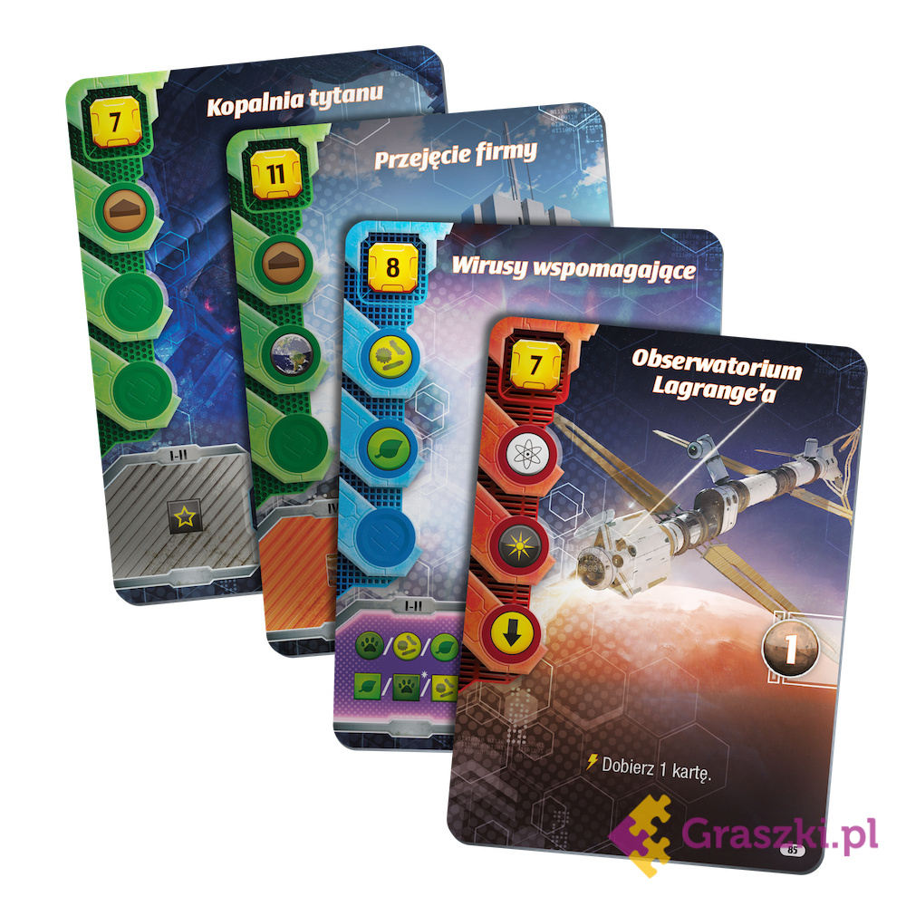 Terraformacja Marsa: Ekspedycja Ares karty Terraformacja Marsa: Ekspedycja Ares karty