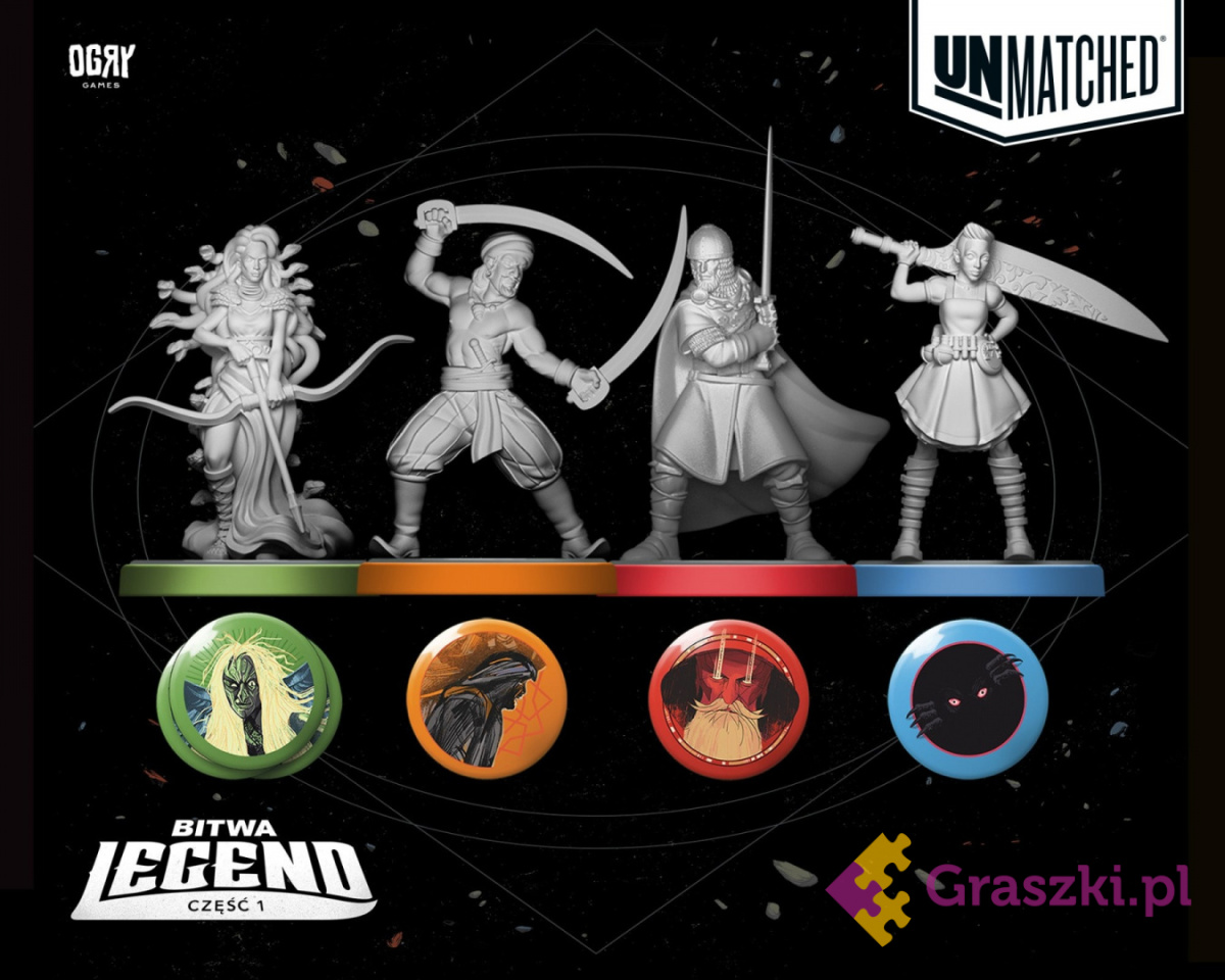 Unmatched Bitwa Legend figurki Unmatched Bitwa Legend figurki