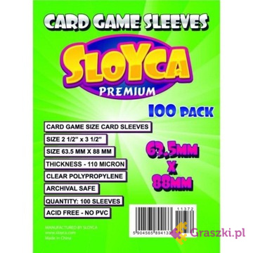 SLOYCA Koszulki Premium CCG (63,5x88mm) 100 szt. SLOYCA Koszulki Premium CCG (63,5x88mm) 100 szt.
